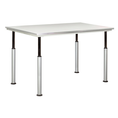 Diversified Spaces UpLift! ADA Classroom Adjustable (27.75-42”) Table 60" x 30", Grey Glace plastic laminate top