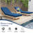 Wynee Outdoor 4'' Chaise Lounge Cushion-1875924005-1875924002