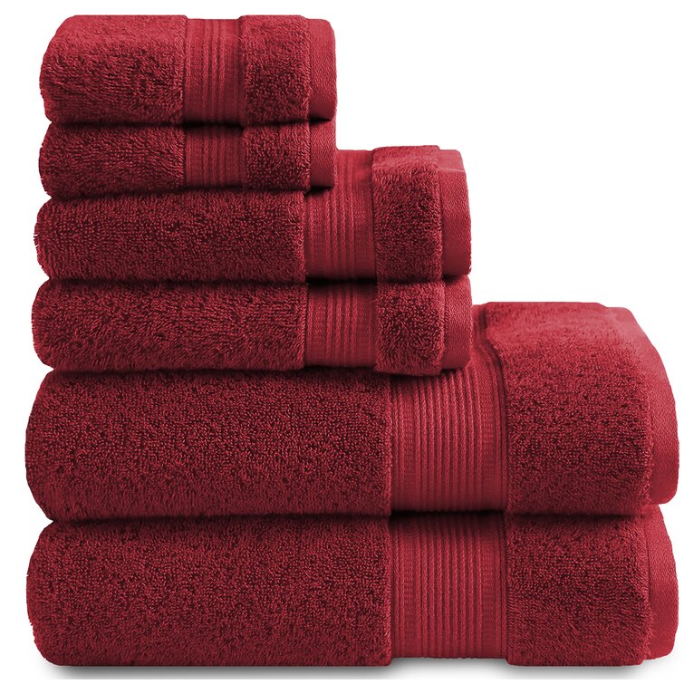 Buy Cora 6 Piece Soft Egyptian Cotton Towel Set, Classic Textured