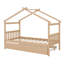 Lit en bois avec lit gigogne-867100474
