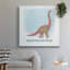 Brachiosaure - Toile tendue avec châssis de qualité supérieure - prête à être accrochée