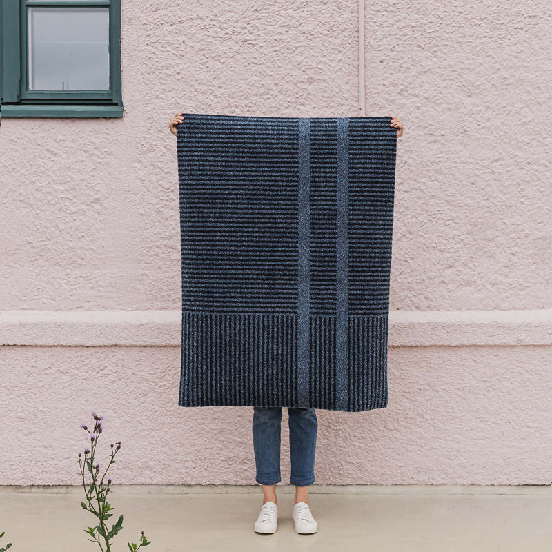 Loype Stormy Blue, 32" W x 44" L