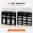 Wood Literature Organizer, 24 Compartments, File Sorter With Removable Shelves, Mailboxes Slot For Office Home Classroom Mailrooms Organization, EPA Certified, Black