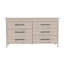 Commode 6 tiroirs, ensemble de 2