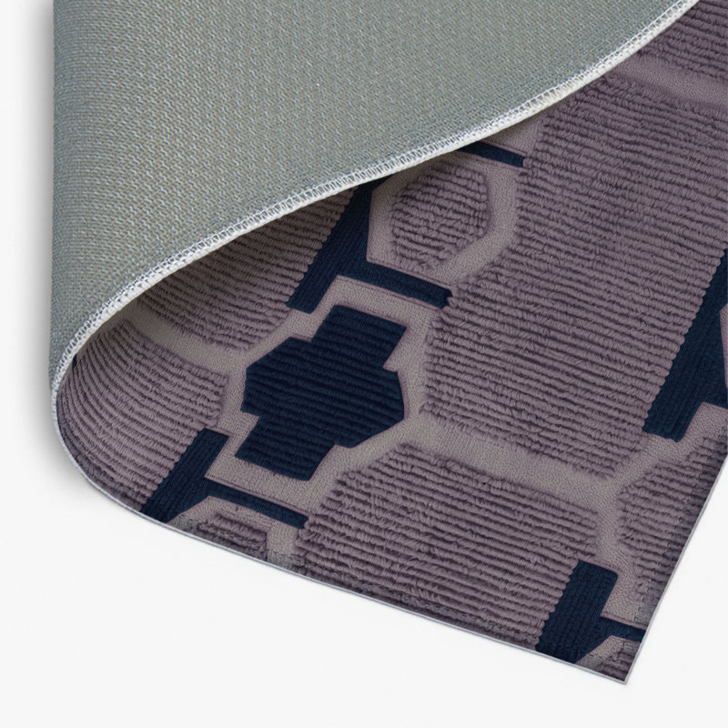 Tapis gris intérieur et extérieur Trellis, Rectangulaire 2 pi x 3 pi