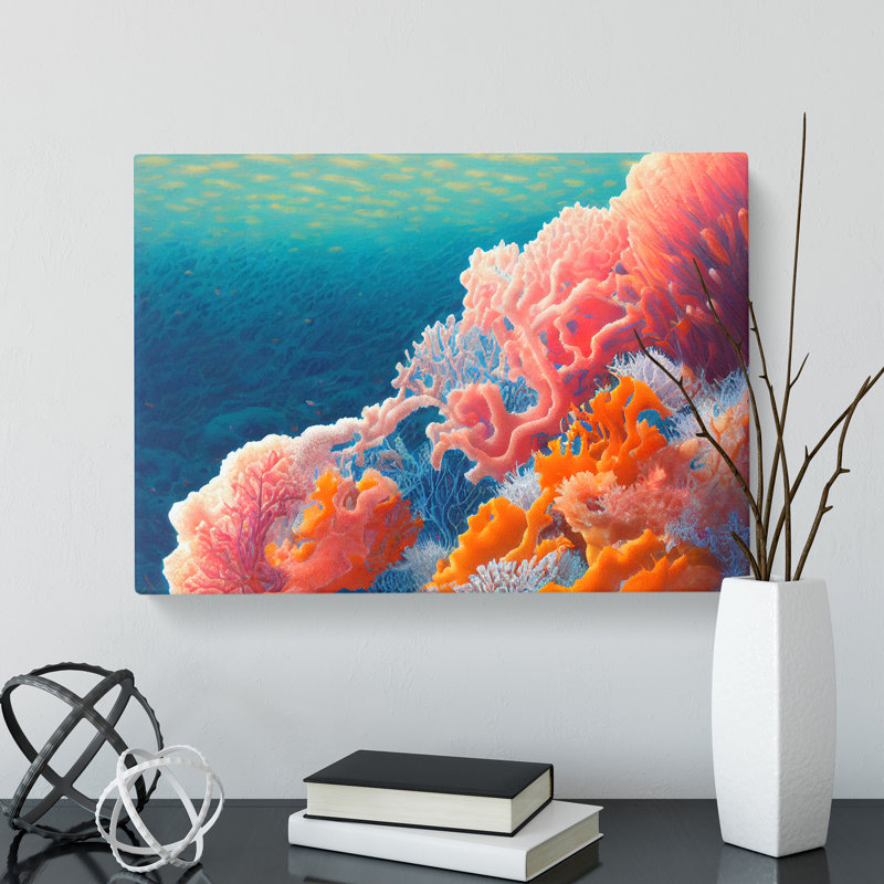 The Coral Reef Vol.2 - Wrapped Canvas, 40cm H x 60cm W x 3cm D