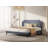 Toman Steel Bed Frame Upholstered with Headboard, No Boxing Needed-1557455445-1589773747