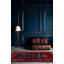 Tapis noir en laine 4 pi 4 po x 7 pi 10 po Konya