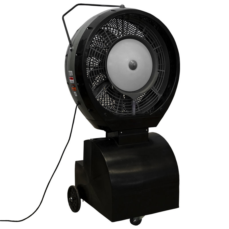 Ventilateur à réservoir sur piédestal de 53 po HURRICANE, Noir