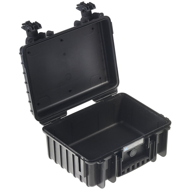 Black Waterproof Shock Resistant Camera Case 14.25"