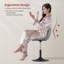 Tarquin Swivel Upholstered Adjustable Height Counter Stool-952882038