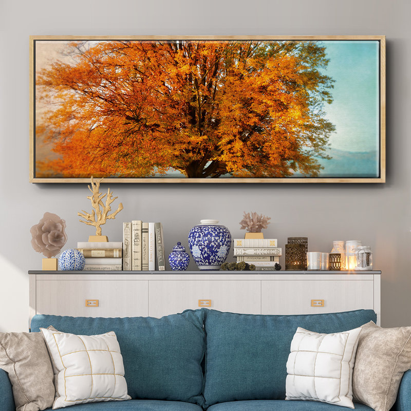 Autumn's Passion- Framed Canvas