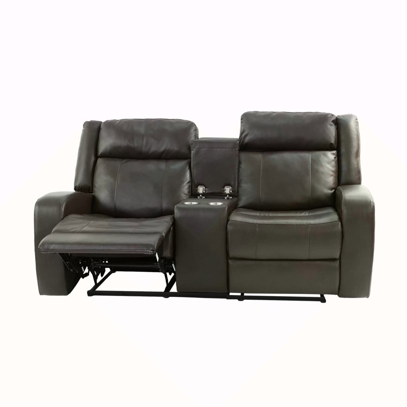 MOTION LOVESEAT en brun foncé