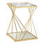 Table de bout avec tablette de plancher