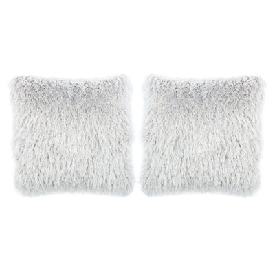 Shag Modish Metallic Pillow
