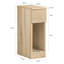 Mikhaela 1 Drawer Bedside Table-961192448