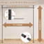 Satin Adjustable Curtain Pole Set-1859467640