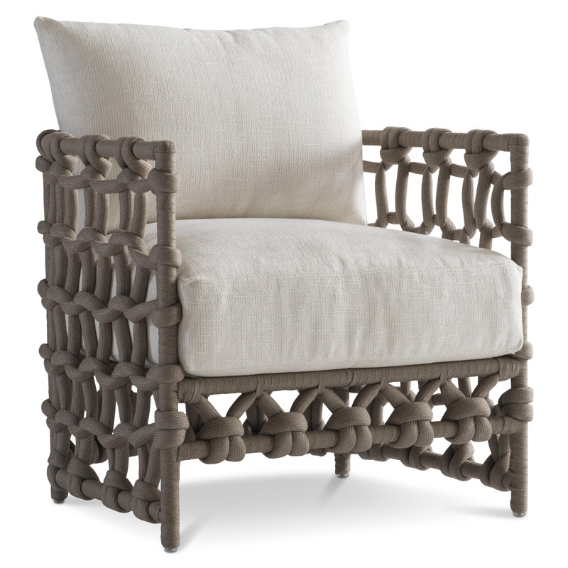 Nodi Outdoor Lounge Chair, Cream Outdoor Poly 6070-002