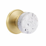 Terrazzo Round Knob with Round Rosette