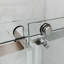 Porte de douche à double coulissement lisse sans cadre avec verre transparent de 3/8 po (10 mm) Opal Mirage MCOCOD l 56-61 "x H 79"-110440165