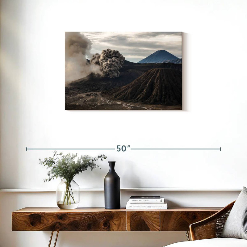 Alvord Volcanic Eruption, 20" H x 30" W