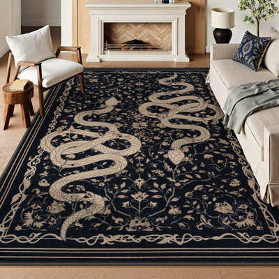 Tapis noir Palas