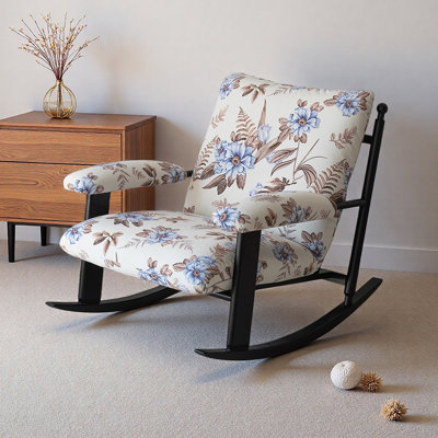 Chaise berçante rétro de salon simple