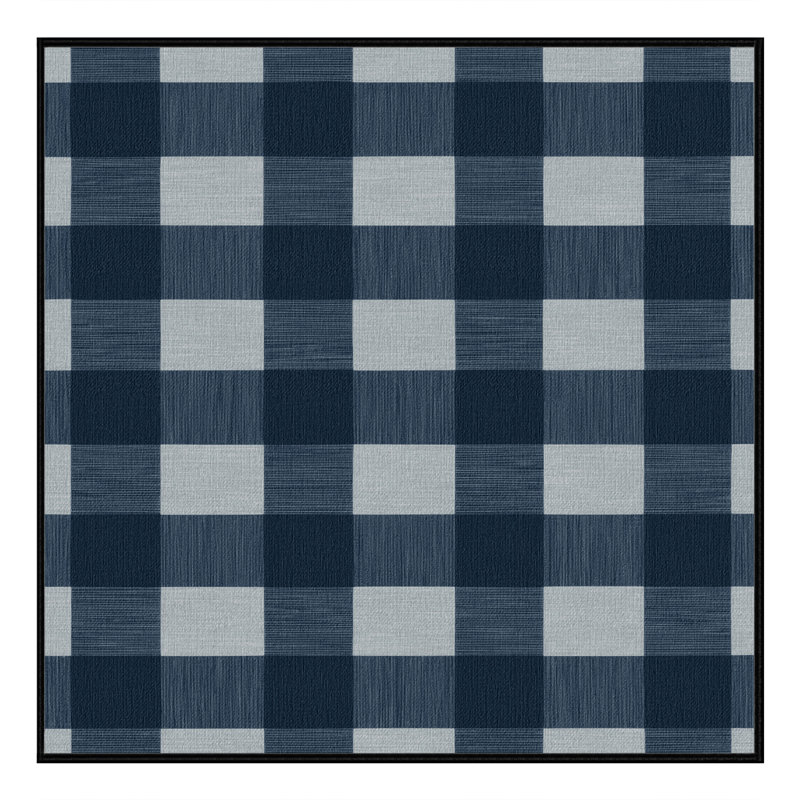 Tapis botanique lavable à la machine, Carré 4 pi