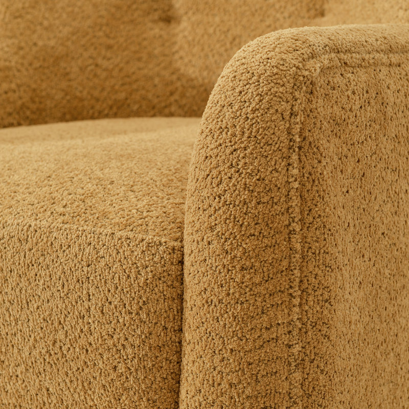 Fauteuil rembourré pivotant