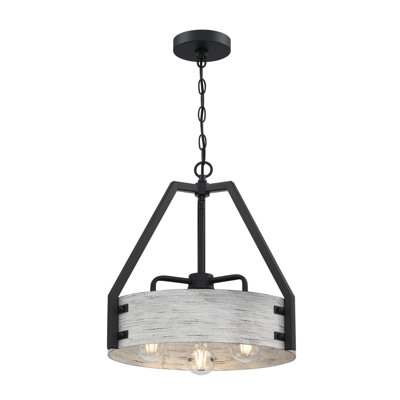 3  Light Drum Drum Chandelier