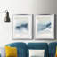 «Summer Rain I», ensemble de 2, art mural mat et encadré sous verre-490942581-490946314