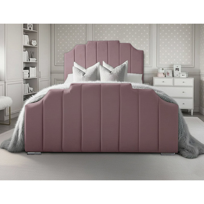 Tyrion Upholstered Bed , Lilac, Super King (6')