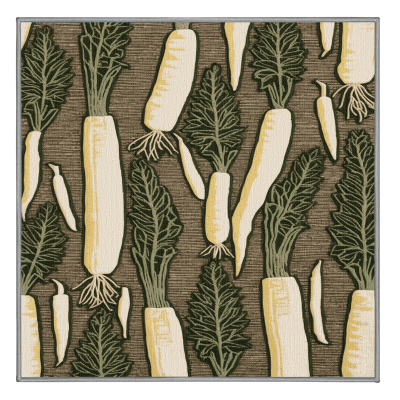  Tapis lavable Skirret, Carré 3 pi
