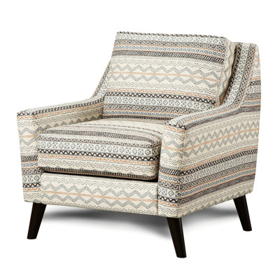 Chaise 1pc au design transitionnel avec chenille tissée douce, pieds en bois massif, accoudoirs inclinés, double rembourrage en mousse gélifiée, motifs multiples, garniture soudée, 34 pouces de profondeur, 36 de largeur, 37 tissus de haute couture,