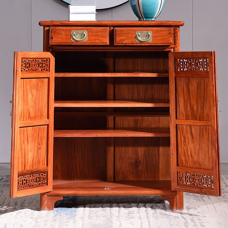 Armoire à chaussures en bois massif