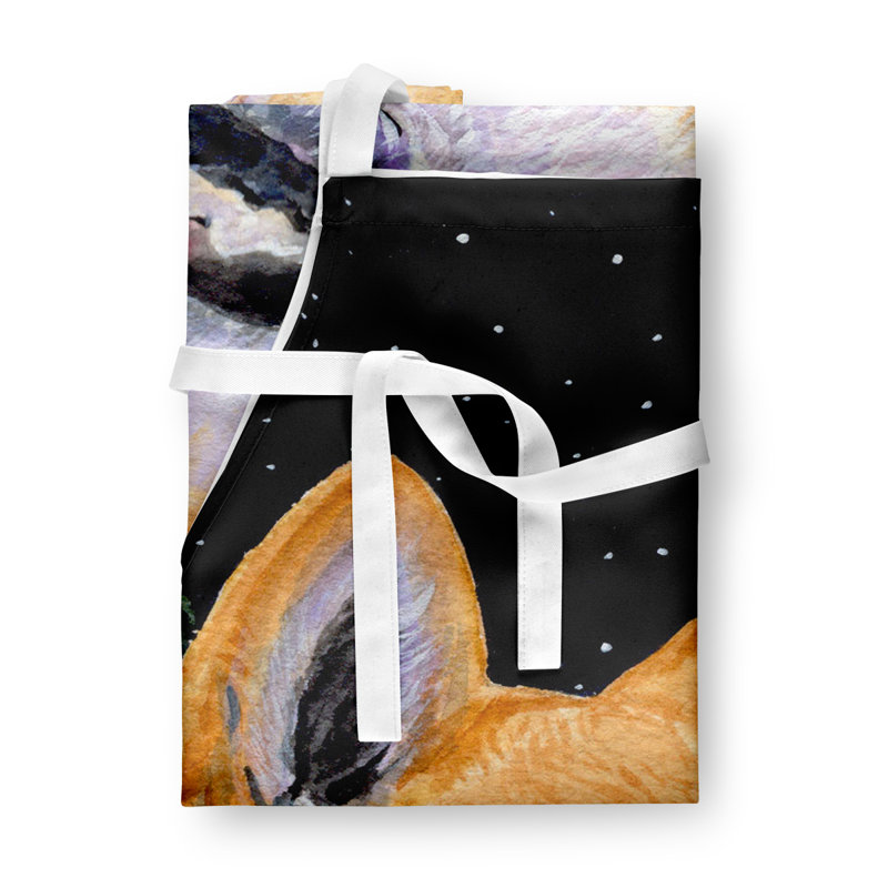 No Pattern Bib Apron