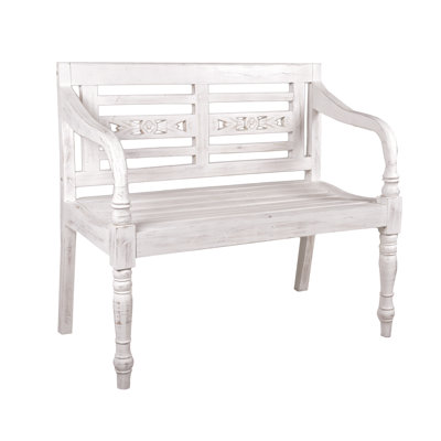 Bern Solid Wood Mahogany Outdoor Bench