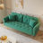 Tufted Loveseat, Upholstered Sofa With Throw Pillow-1588862167