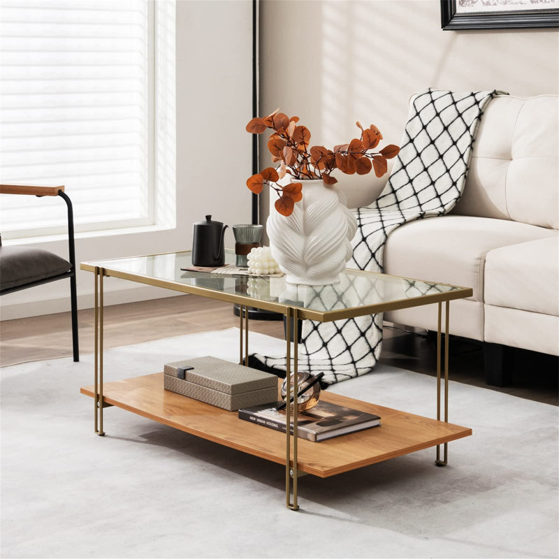 Amed Coffee Table with Storage