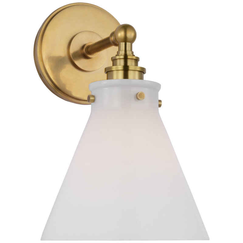 Parkington 1 - Light Armed Sconce, Antique-Burnished Brass