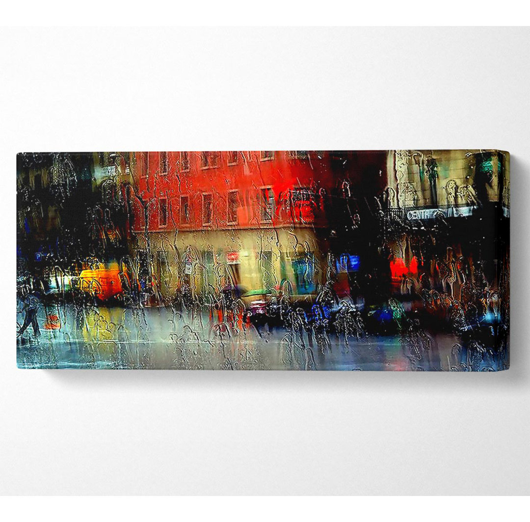 Regentag - Panorama-Kunstdrucke auf Leinwand - Wrapped Canvas