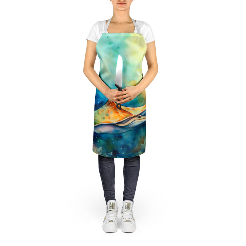 No Pattern Bib Apron