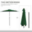 Brunn 293cm Balcony Parasol-1060547882