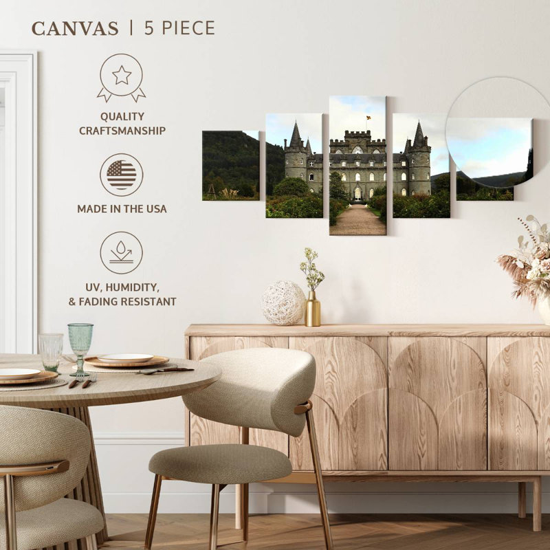 Scottish Inveraray Castle, 42" H x 92" W