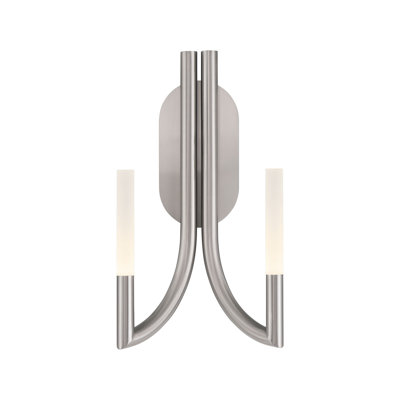 Olette, Wall Sconce, 2-Light, 17", Frosted Acrylic