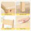 Table et 2 chaises uniques en bois pour enfants