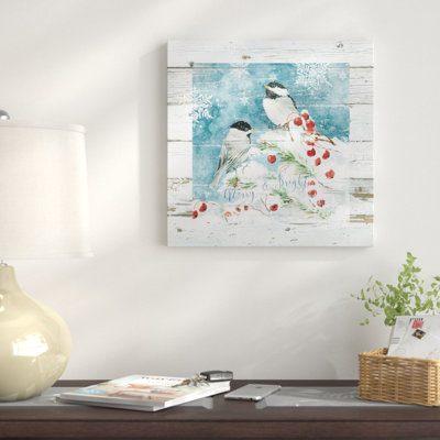 «Merry and Bright», reproduction sur toile
