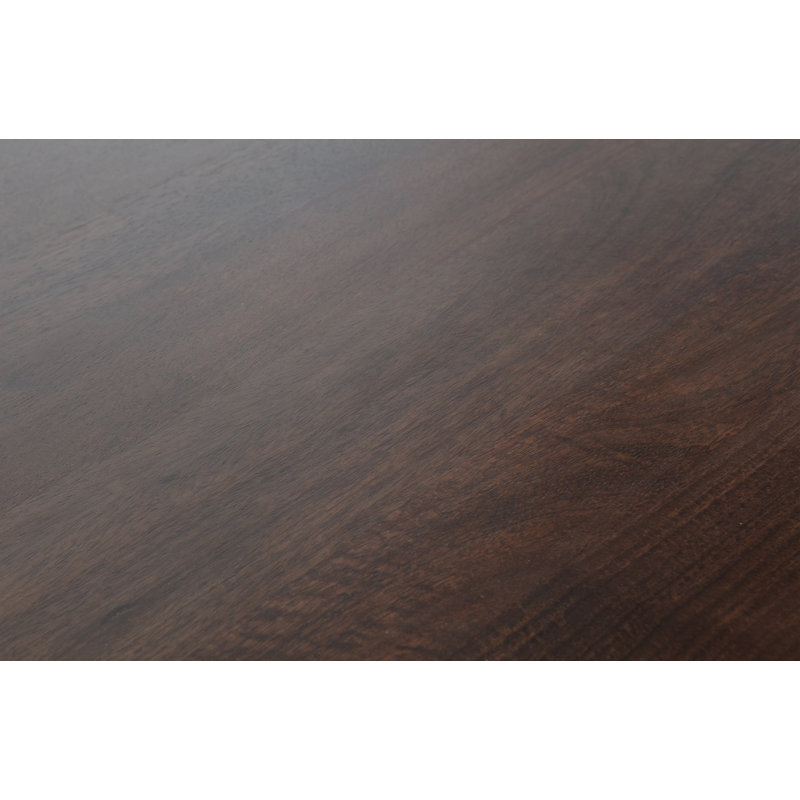 Oval Solid Wood Dining Table, 75 H x 240 L x 87 W cm