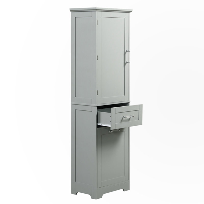 Rangement pour salle de bain Medra, Gris