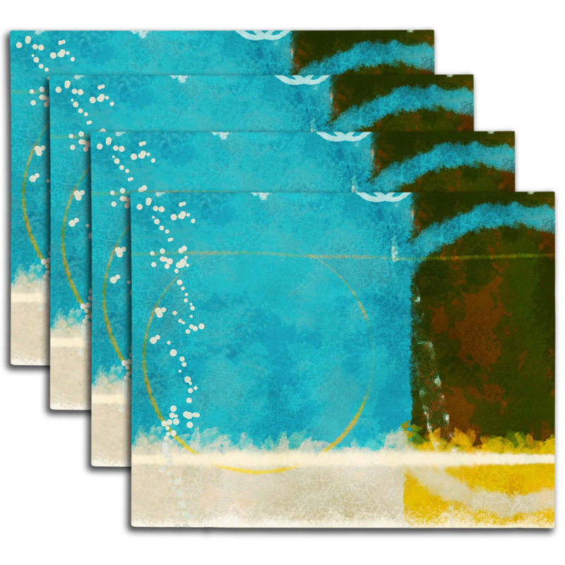 Napperon abstrait en polyester